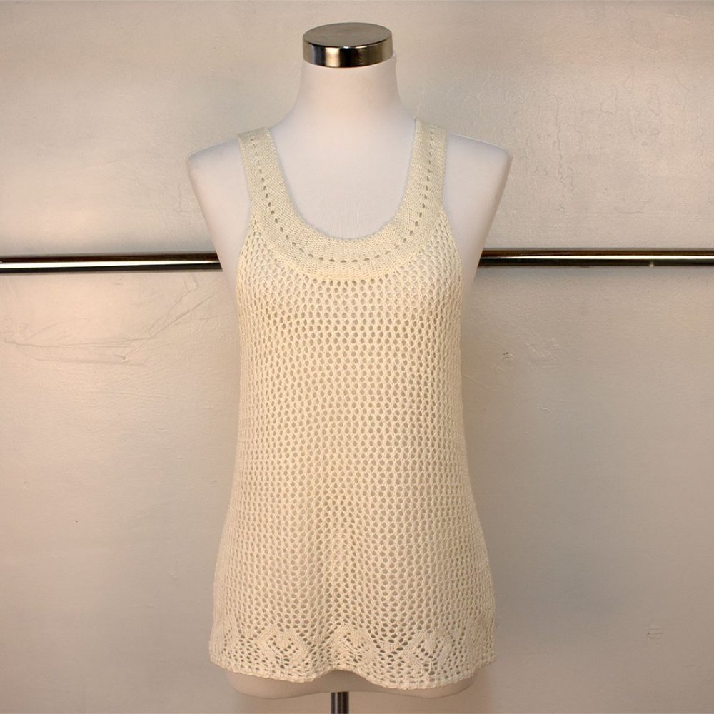Crochet Cross Back Tank Top
